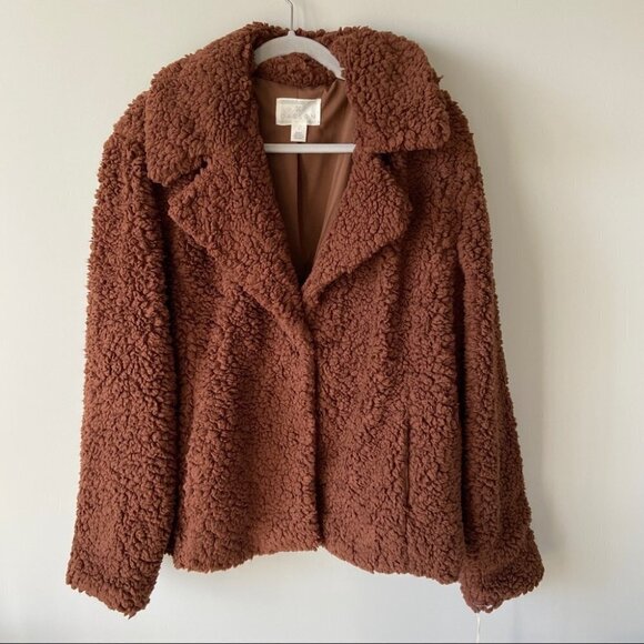 NWT Calson Fleece  Faux Shearling Jacket - Picture 2 of 13